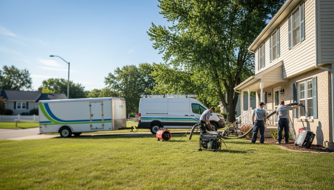 Flooded Basement Restoration And Cleanup With Repair in Glen Haven, WI near me